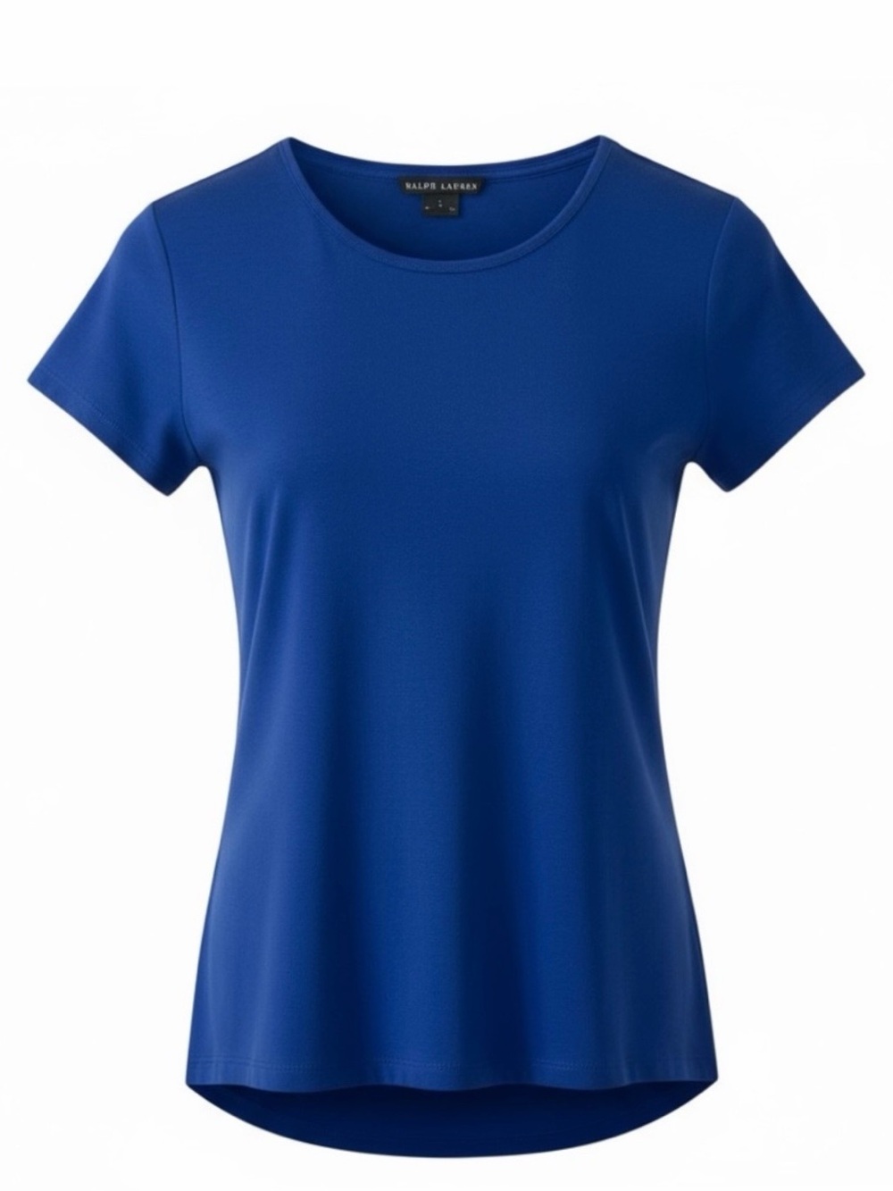 Ralph Lauren Black Label Royal Blue Short Sleeve Cotton T-Shirt Size Large